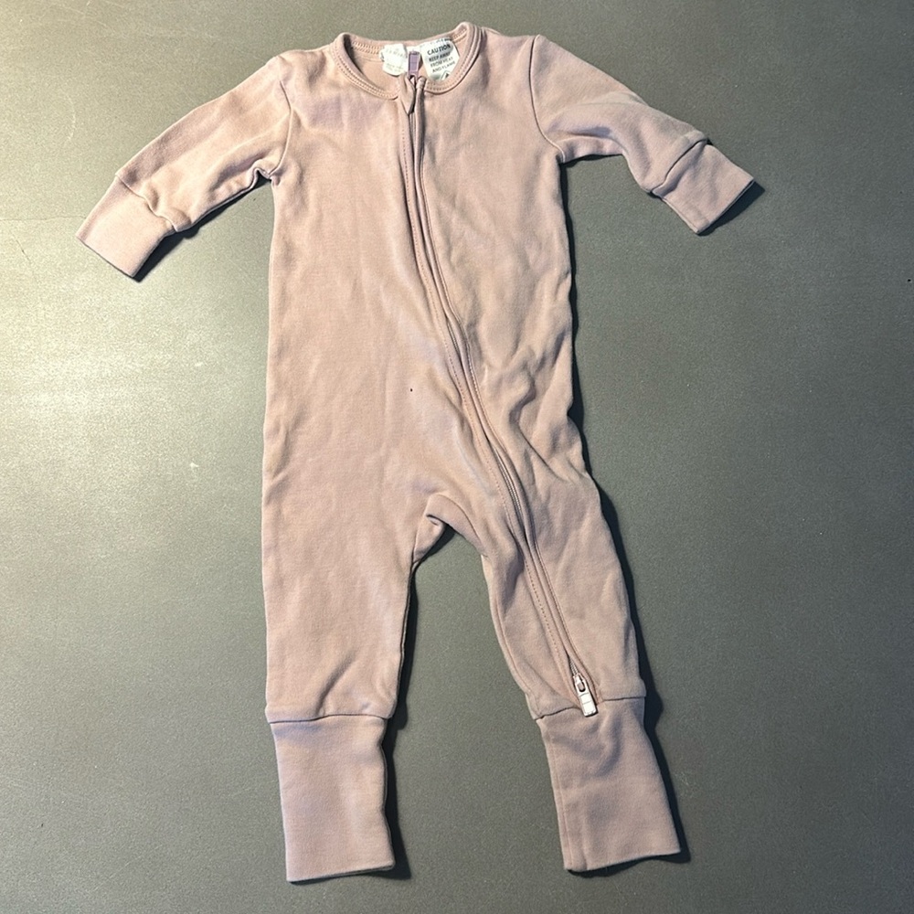 Jamie Kay Soft Pink Cotton Onesie (Size 0-3 Months)